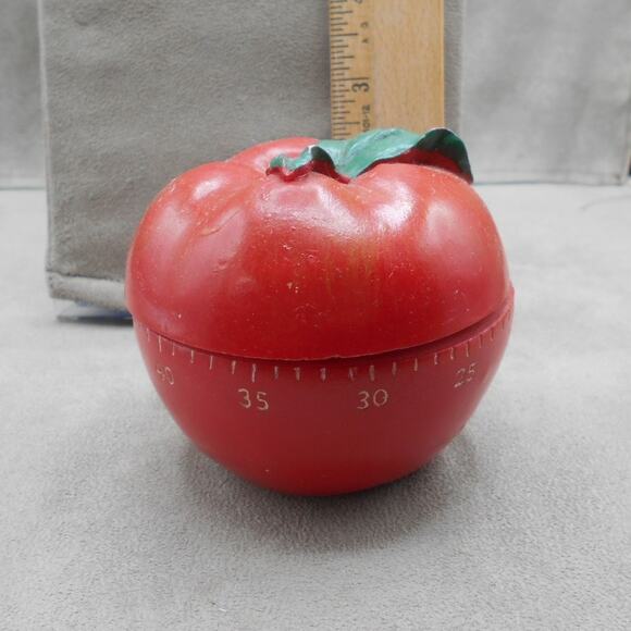 Vintage Apple Kitchen Timer 60 Minute Ceramic Supreme Housewares Works - Picture 5 of 9